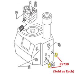 25730 Western Fisher O-Ring 1/16" X 1/2" OD - Aftermarket - Image 2