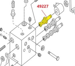 49227 Western 7634K-2 Fisher 2 Way Valve Cartridge 20 with Jam Nut - Aftermarket - Image 2