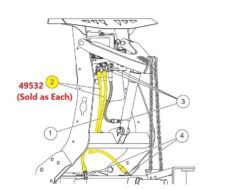 49532 / 49501 Western Fisher Hose 3/8" X 36" FJIC Ends - Aftermarket - Image 2