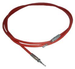 Western 55363 Old Style T-Handle Control Cable 9 Ft Red - Aftermarket