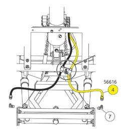 56616 Western Hose 1/4" X 42" FJIC Ends - Aftermarket - Image 2