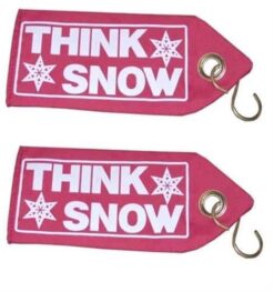Western 59694 "Think Snow" Flag with S Hook, Pair - Aftermarket