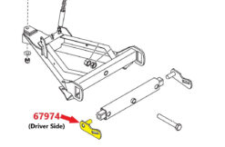 67974 Western Pivot Pin Ultramount, Driver Side - Aftermarket - Image 2