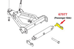 67977 Western Pivot Pin Ultramount, Passenger Side - Aftermarket - Image 2