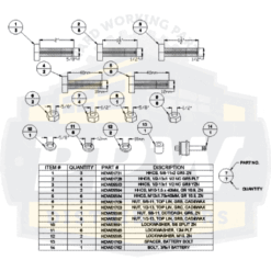 HDW05582 Boss Fastener Kit Chevy 3/4 Ton 1999 - 2010 - OEM - Image 2