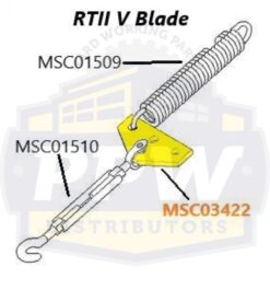MSC03422 Boss Yoke Trip Spring RT2 V - OEM - Image 2