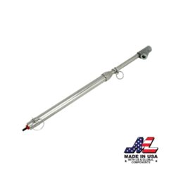 S-986 Re-Calibratable Tire Pressure Service Gauge, Dual Head Straight Foot Chuck, 10-160 PSI