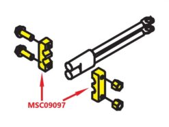 MSC03813 MSC09097 Boss Mounting Brackets for Control Harness and Power Ground Cables - OEM - Image 4