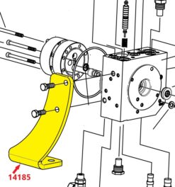 14185 Meyer E73 Pump Mounting Bracket - OEM - Image 2