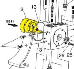 15211 Meyer Internal Pump Assembly for E73 Pump Unit - OEM - Image 3