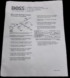 MSC11055 Boss 13-Pin Headlight Adapter 2018-2020 F150 with LED Lights - OEM - Image 2