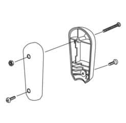 MSC04717 Boss Straight Blade Joystick Handel with Hardware - OEM - Image 2