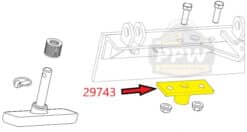 29743 Western Fisher Shoe Bracket - OEM - Image 2