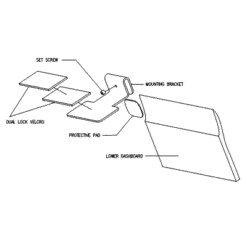 Boss MSC09660 SmartTouch2 (ST2) Controller Dash Mount Kit Only - OEM