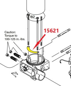 Alternative view of Meyer 15621 Plow Pump Fluid Baffle E Series Pumps - OEM