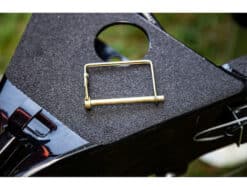 Buyers 66063 Yellow Zinc Plated Snapper Pin, 1/4 x 2-1/2 Usable with Handle - Image 3