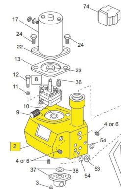 Western 49252 Service Housing Solenoid Pump OEM