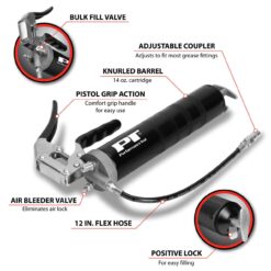 Alternative view of Performance Tool W54204 Pro Pistol Grip Grease Gun