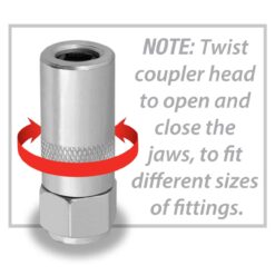 Alternative view of Performance Tool W54212 Grease Gun Coupler