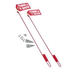 Western 59700 Buyers 1308210 Red Blade Markers with Flag, Pair - Aftermarket